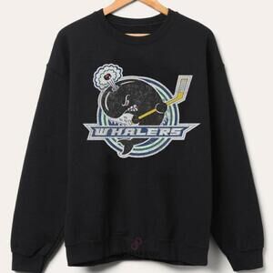 Col Whalers Retro Hockey Fan Classic Unisex Sweatshirt